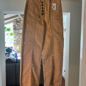 Ulla Johnson NWT white checkered pants.